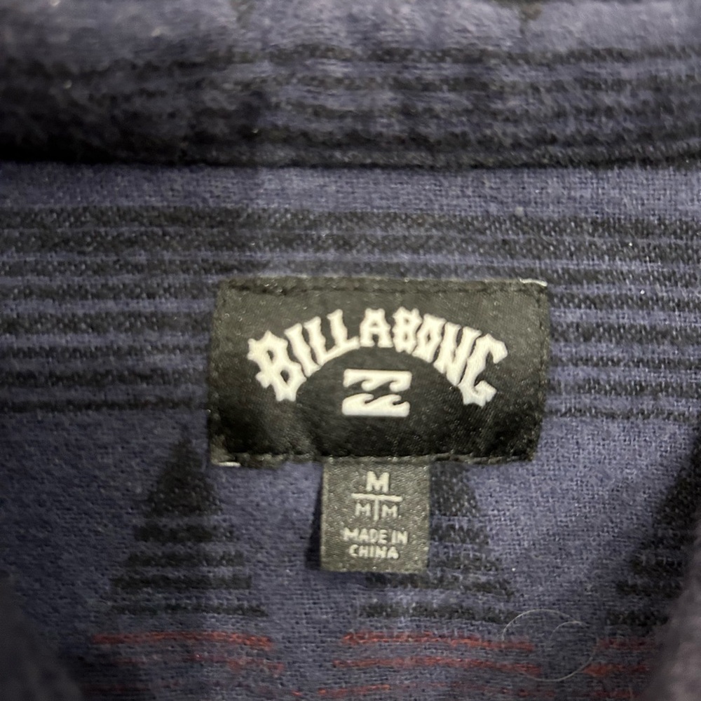 Billabong Dark Blue Patterned Top